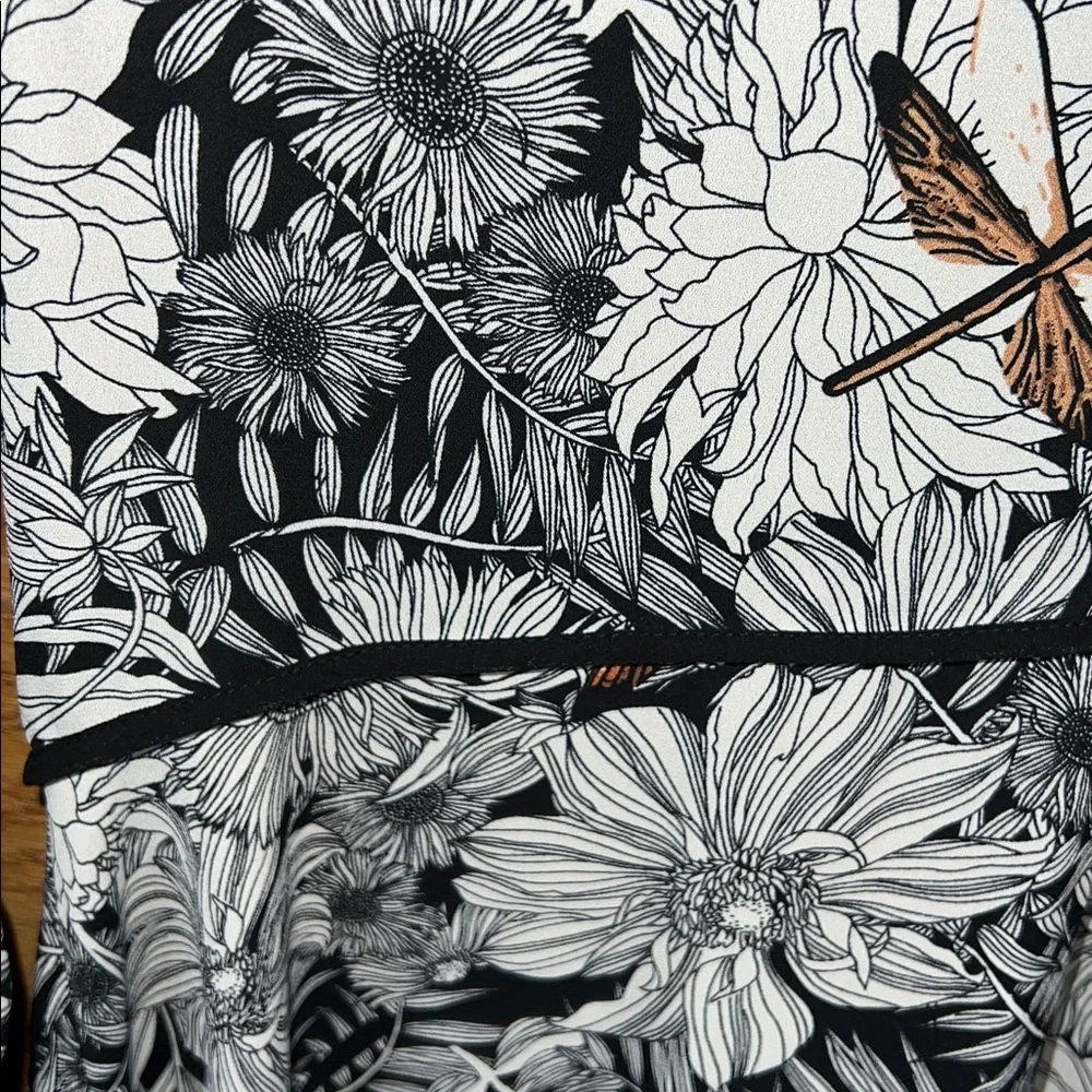 Sam Edelman Long Sleeve Firefly Print Dress - Picture 7 of 12